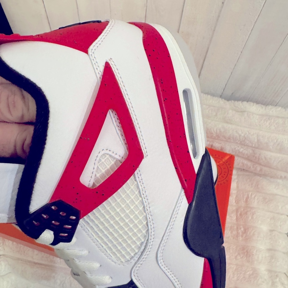 Jordan 4 Retro “Red Cement” - Men’s Size 12 – Brand New in Box - Picture 9 of 15